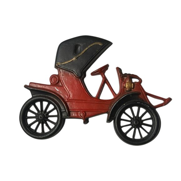 Vintage Midwest Cast Iron Antique Car 1905 Pierce Arrow Model 211 Wall Decor 70s - Picture 1 of 3